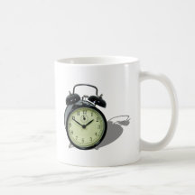 AlarmClock041109shadows Coffee Mugs