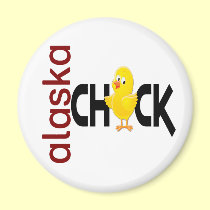 Alaska Chick 1 magnets