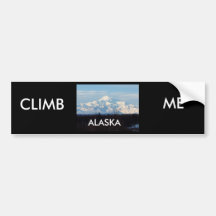 Alaska, Mt Mckinley, Denali, Talkeetna, Bumper Stickers