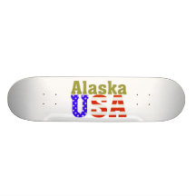 Alaska USA! Skateboard