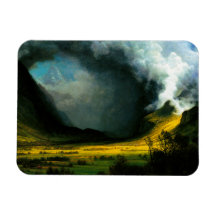 Albert Bierstadt Storm in The Mountains Magnet
