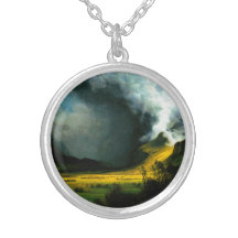 Albert Bierstadt Storm in The Mountains Necklace