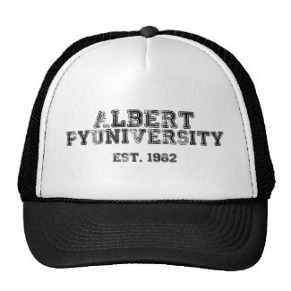 Albert Pyuniversity Trucker Cap Hats
