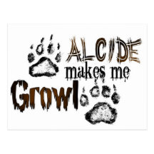Alcide makes me growl post card
