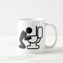 Alcohol puke toilet coffee mugs