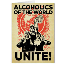 Alcoholics of the World Birthday Card