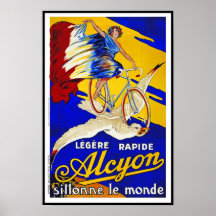 Alcyon Cycles - French Vintage Bicycle Art Posters