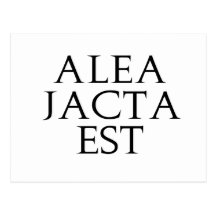 Alea Jacta Est Postcards