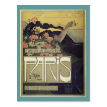 Aleardo Villa ~ Paris Art Nouveau Postcard