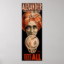 Alexander crystal seer knows sees tells all posters