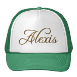 ALEXIS Name-Branded Personalised Fashion Cap Mesh Hats