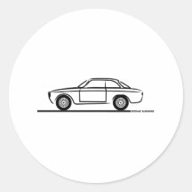 Alfa Romeo GTA GTV T-Shirt Sticker