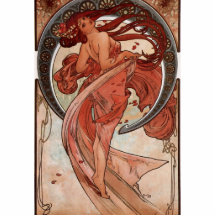 Alfons Mucha Dance Cut Outs