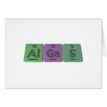 Algas-Al-Ga-S-Aluminium-Gallium-Sulphur Greeting Cards