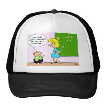 algebra kid teacher yesterday x equals two trucker hat