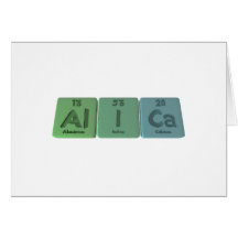 Alica as Aluminium Iodine Calcium Card