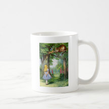 ALICE AND THE CHESHIRE CAT COFFEE MUGS