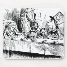 Alice at the Mad Tea Party Mouse Mats