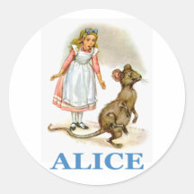 Alice follows the mouse stickers
