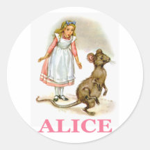 Alice follows the mouse stickers