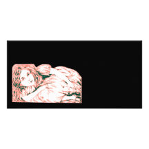 Alice Grows by Lewis Carroll Photo Card
