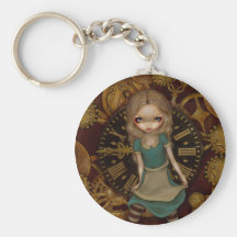 "Alice in Clockwork" Keychain