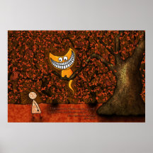 Alice in Wonderland - A Cheshire Cat Print