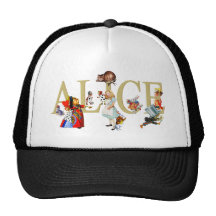 ALICE IN WONDERLAND AND FRIENDS MESH HAT