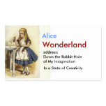 Alice in Wonderland Business Card