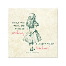 Alice in Wonderland Canvas Print