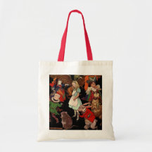 Alice in Wonderland Canvas Bags