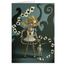 Alice in Wonderland Card
