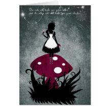Alice in Wonderland Card