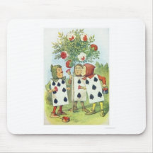 Alice in Wonderland: Cards Painting Roses Red 2 Mouse Mat