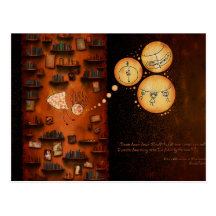 Alice in Wonderland-Down The Rabbit-Hole Postcards