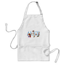 ALICE IN WONDERLAND & FRIENDS APRON