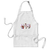 ALICE IN WONDERLAND & FRIENDS APRONS