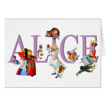 ALICE IN WONDERLAND & FRIENDS GREETING CARDS