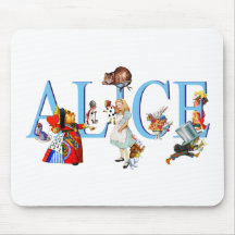 ALICE IN WONDERLAND & FRIENDS MOUSEMAT