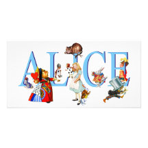 ALICE IN WONDERLAND & FRIENDS PHOTO CARDS