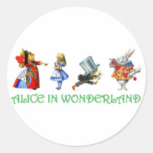ALICE IN WONDERLAND & FRIENDS STICKERS