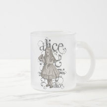 Alice In Wonderland Grunge Coffee Mug