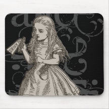 Alice In Wonderland Grunge Mousepad