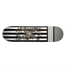 Alice In Wonderland Jabberwocky Grunge Custom Skateboard