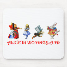 ALICE IN WONDERLAND MOUSE PADS