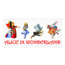 ALICE IN WONDERLAND PICTURE CARD