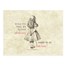 Alice in Wonderland Post Cards
