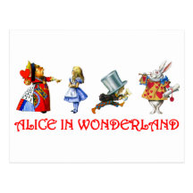 ALICE IN WONDERLAND POSTCARD