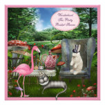 Alice in Wonderland Tea Party Bridal Shower Custom Invite