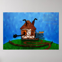 Alice in Wonderland - The Rabbit's House Print